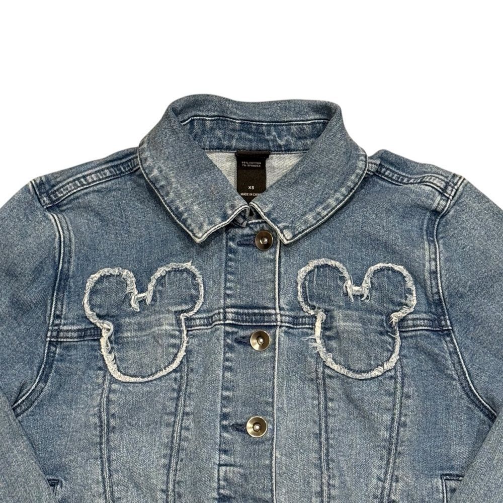 Disney Parks Her Universe Mickey Mouse Jean Jacket Women’s Sz XS - Picture 3 of 6